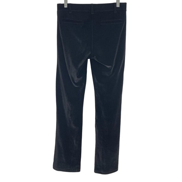Betabrand Velvet Yoga Dress Pants‎ Straight Leg Black Pull On Women's Medium - Picture 4 of 5